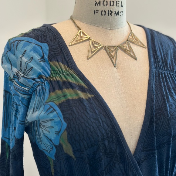 Desigual boho-chic long sleeve knit dress - Picture 2 of 7